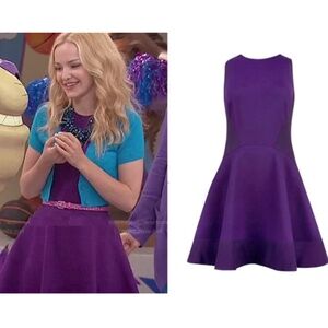 Ted Baker London | Hearn Deep Purple Fit & Flare Skater Sleeveless Dress 0